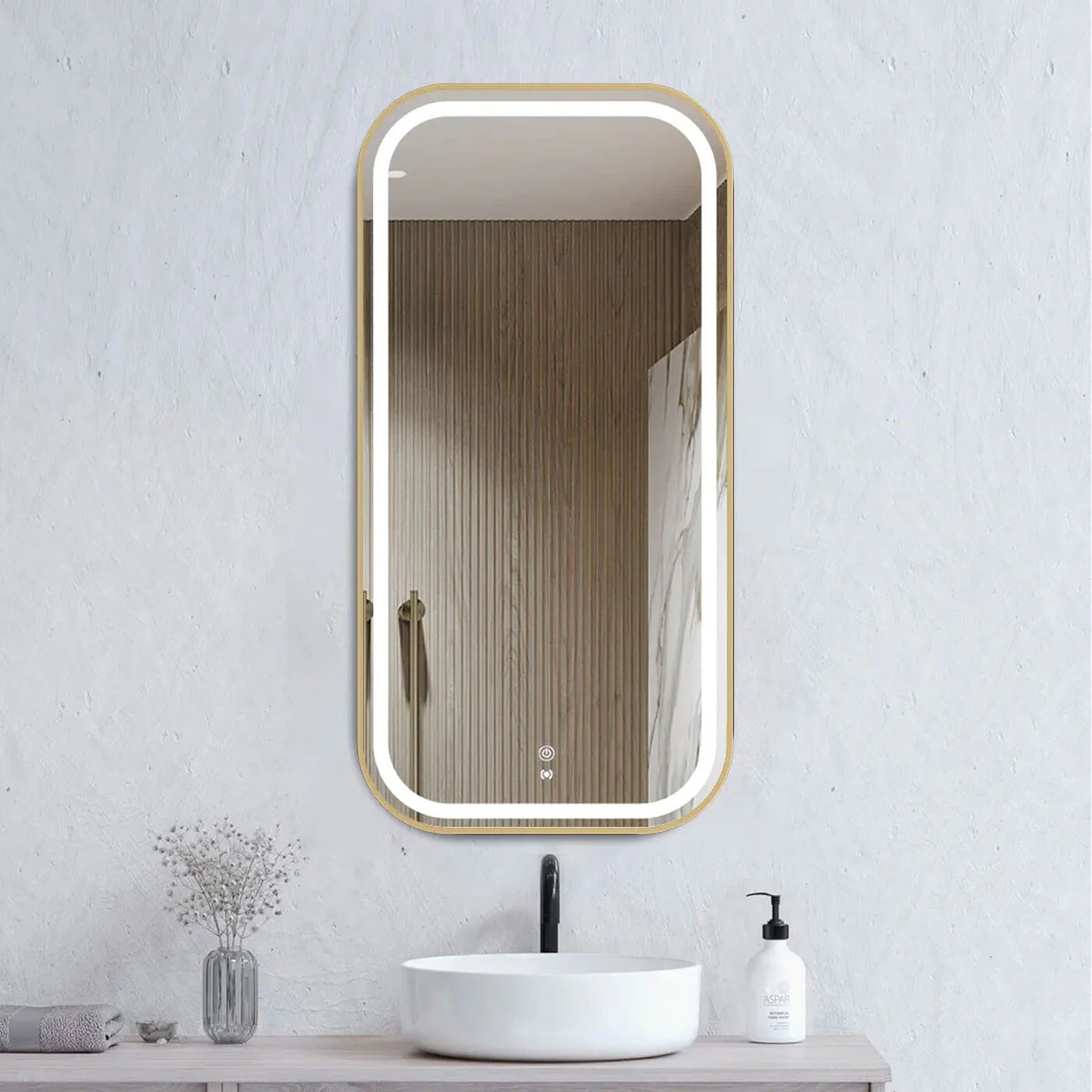 Newport LED Framed Bathroom Mirror - Image 3