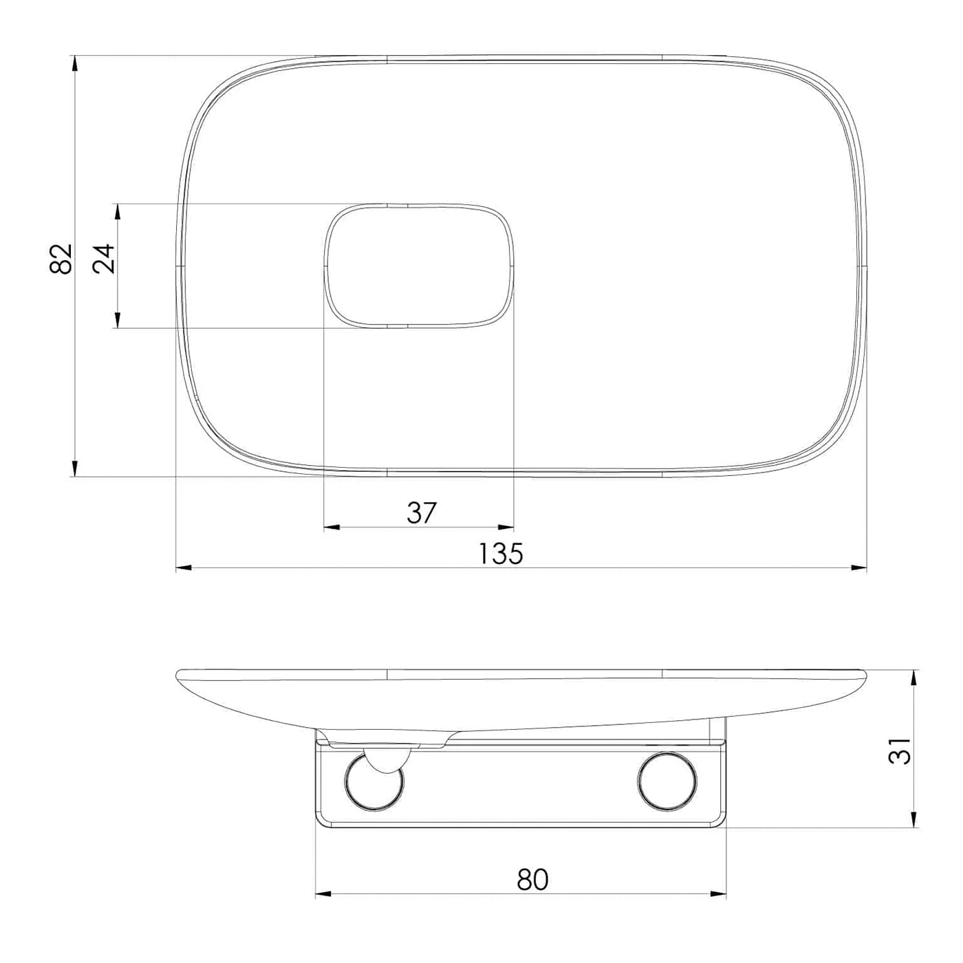 Nuage Bathroom Soap Dish - Image 5