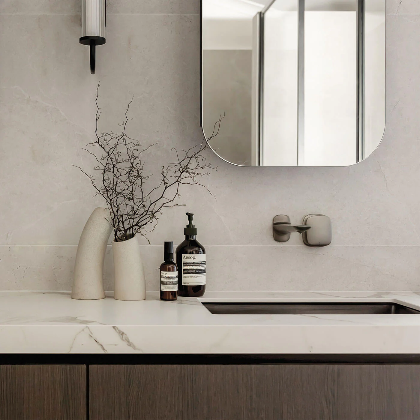 Nuage Wall Mixer Spout Set 200mm - Image 6