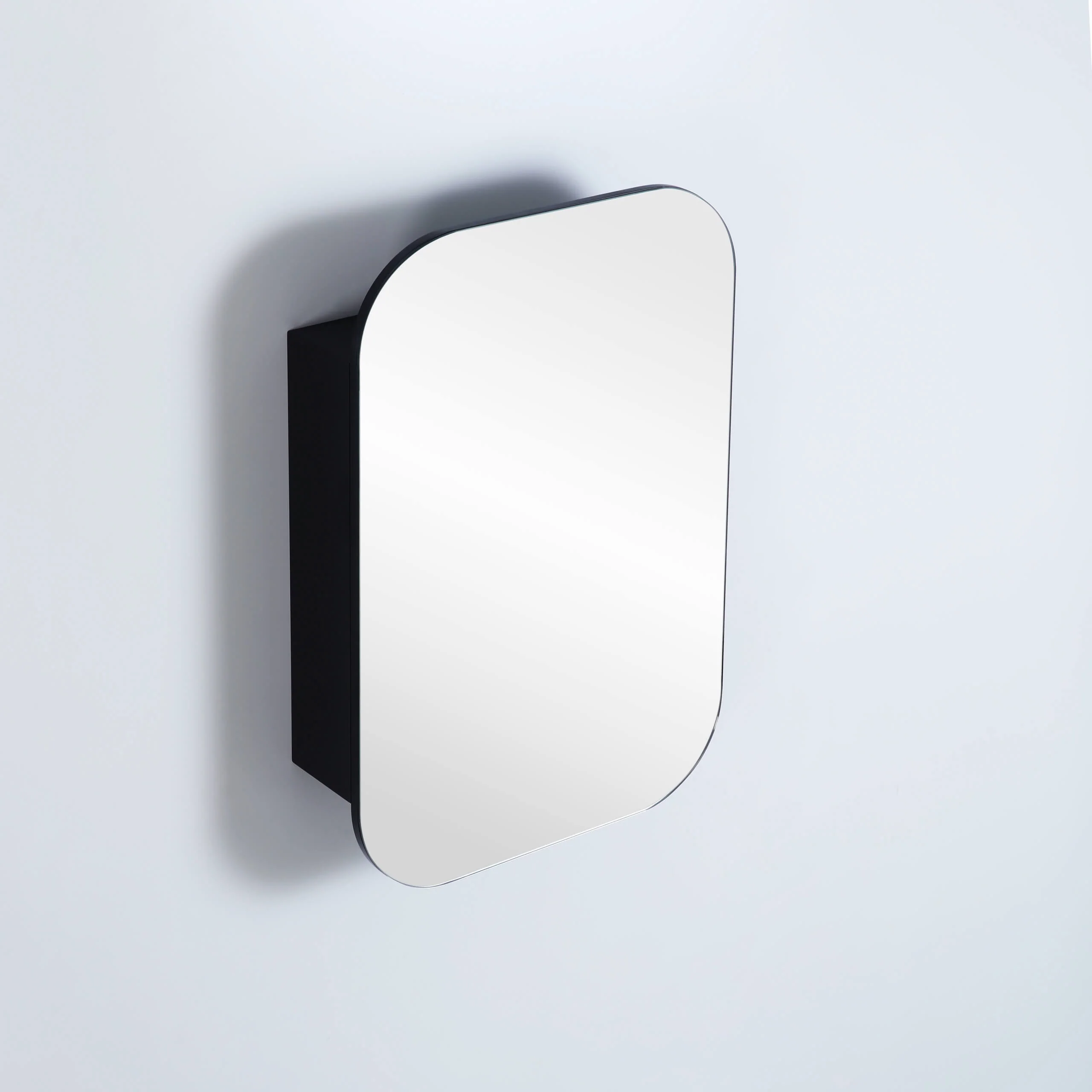 Opal Round Edge Mirror Shaving Cabinet 600x900mm - Image 4