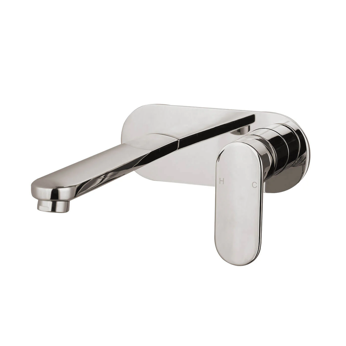 Oval Round Wall Mixer & Spout Set - Image 2