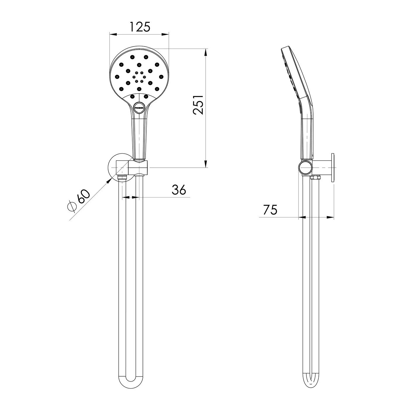Oxley LuxeXP Shower Handset - Image 6