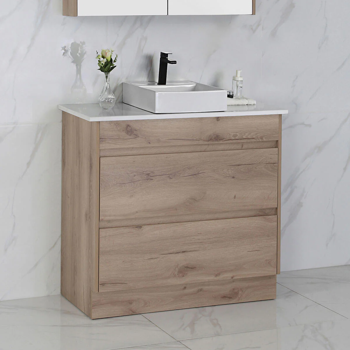 Paris Timber Drawers Only Floor Mounted Vanity - Image 4