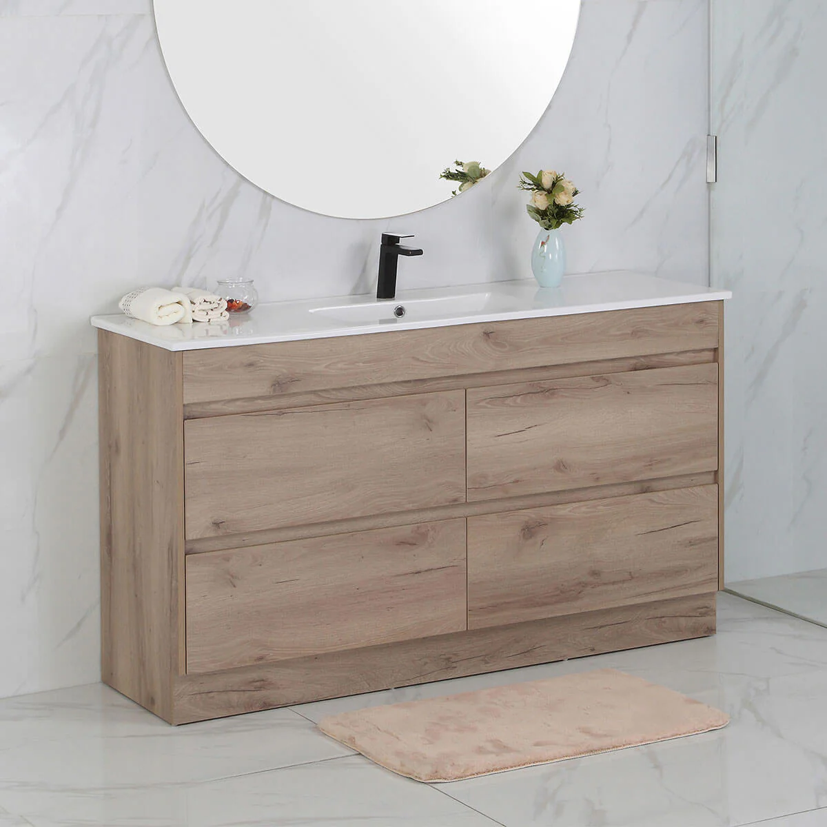 Paris Timber Drawers Only Floor Mounted Vanity - Image 5