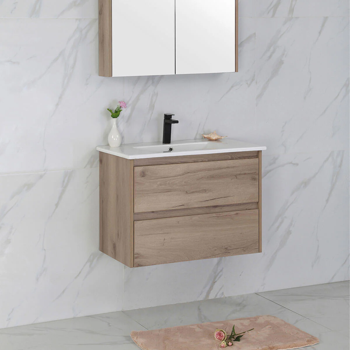 Paris Timber Drawers Only Wall Hung Vanity - Image 3
