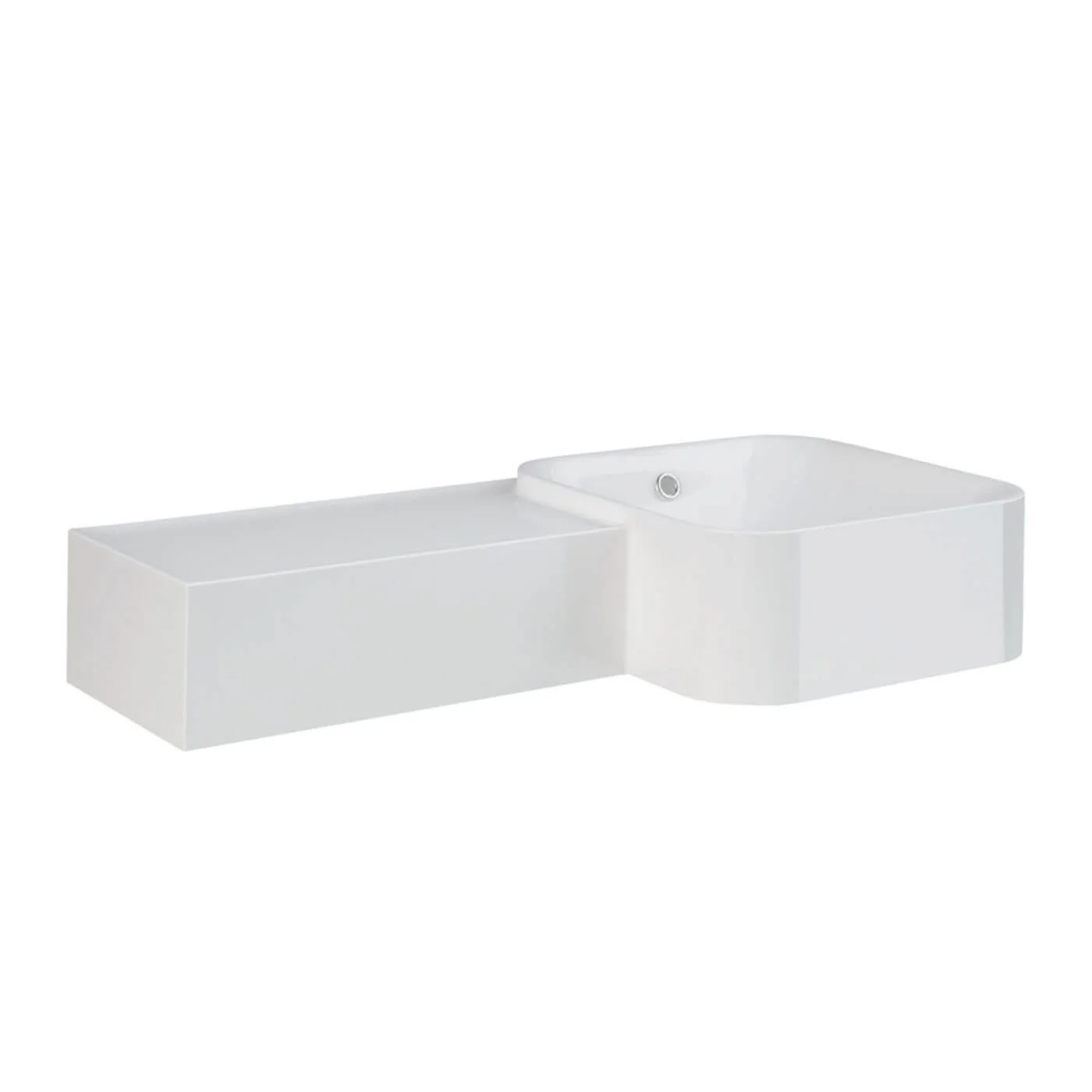 Petit Wall Hung Ceramic Basin 765mm - Image 4