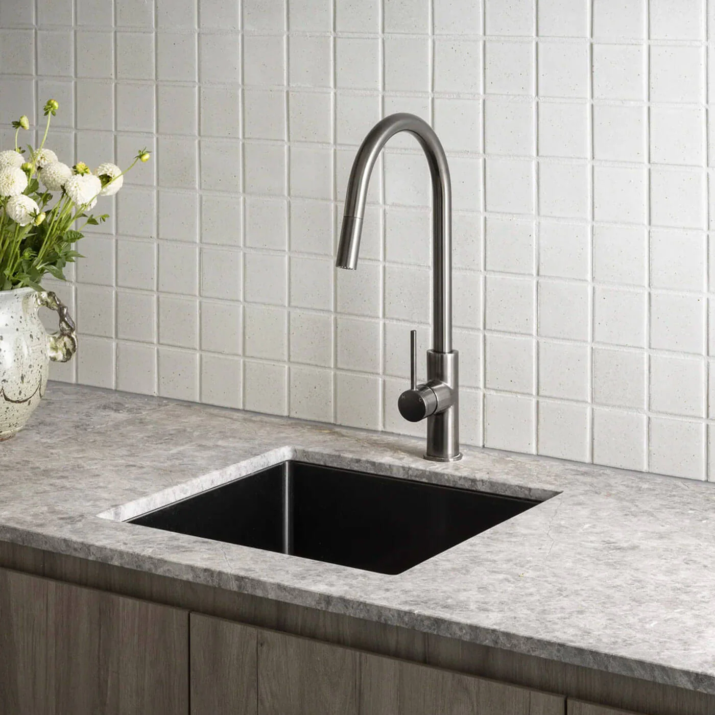 Piccola Pin Handle Pull Out Sink Mixer - Image 7