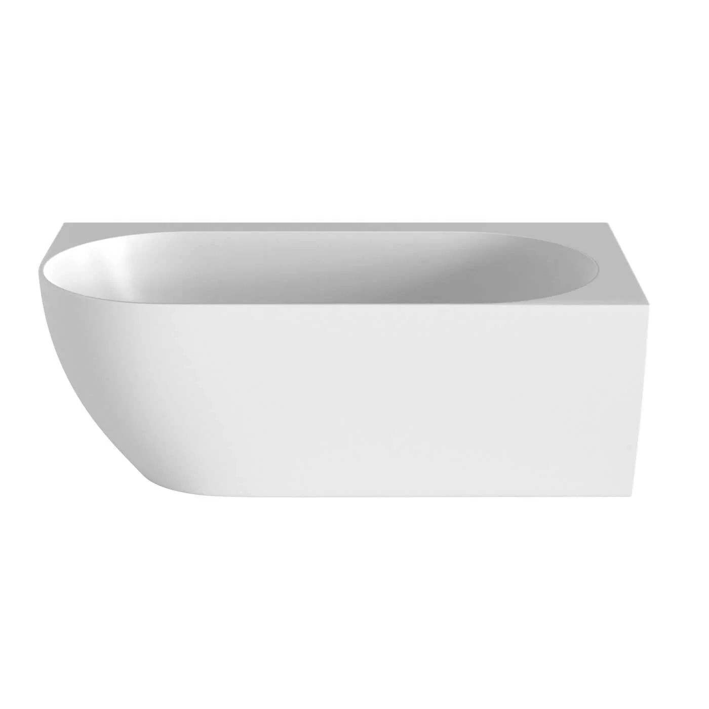 Positano Overflow Curved Corner Bathtub - Image 3