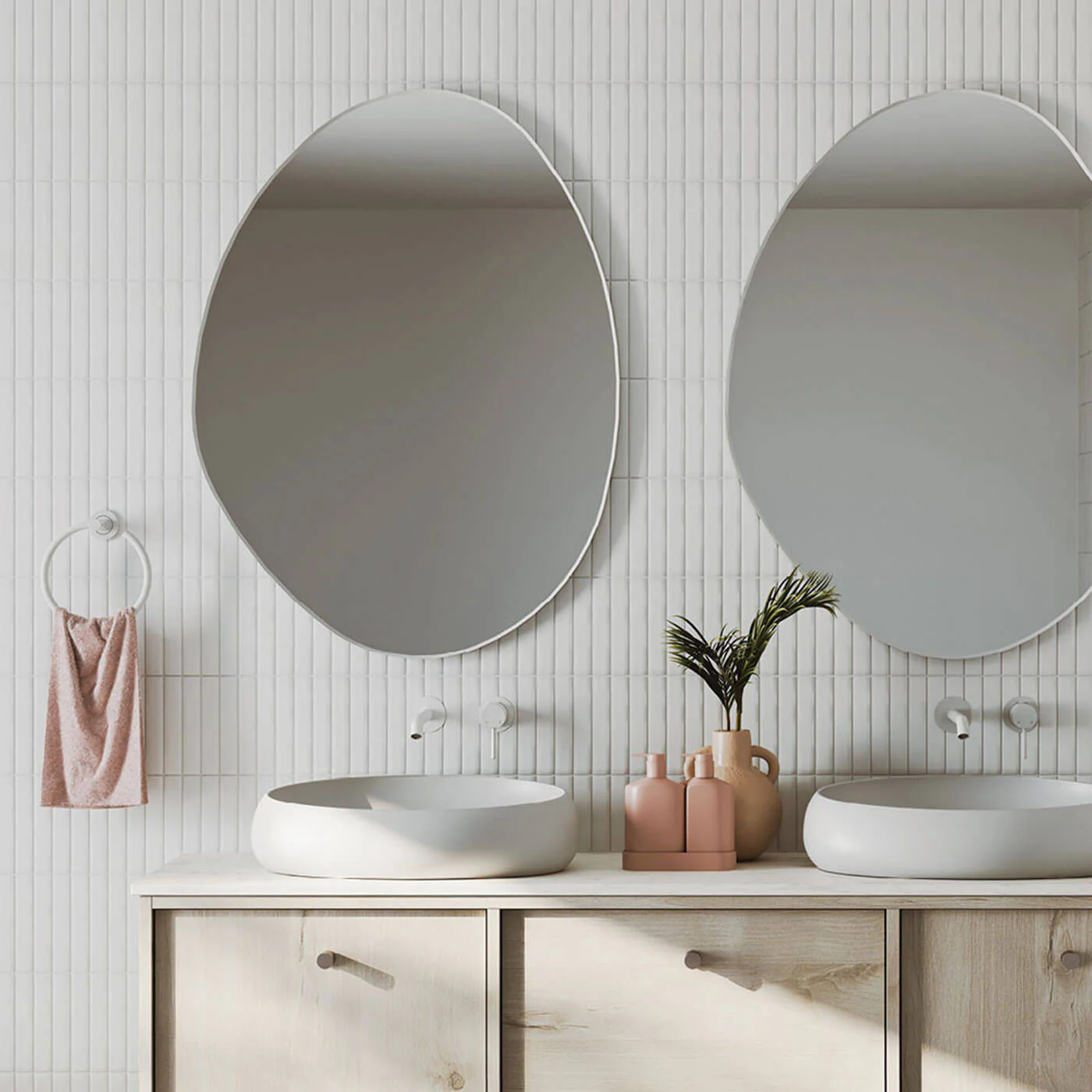 RAK Cloud Above Counter Ceramic Basin 580x400mm - Image 2