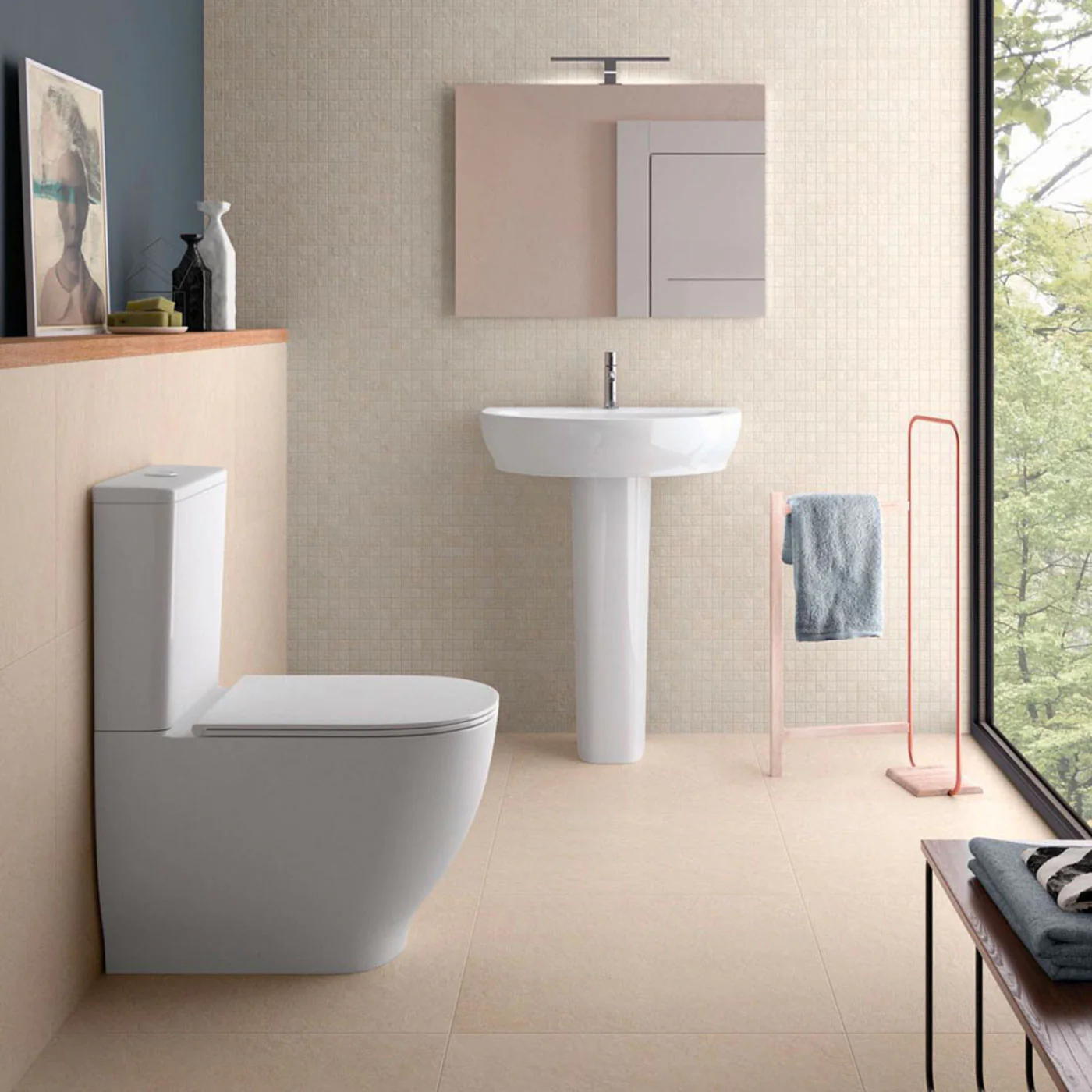 RAK Moon Back to Wall Toilet Suite - Image 3