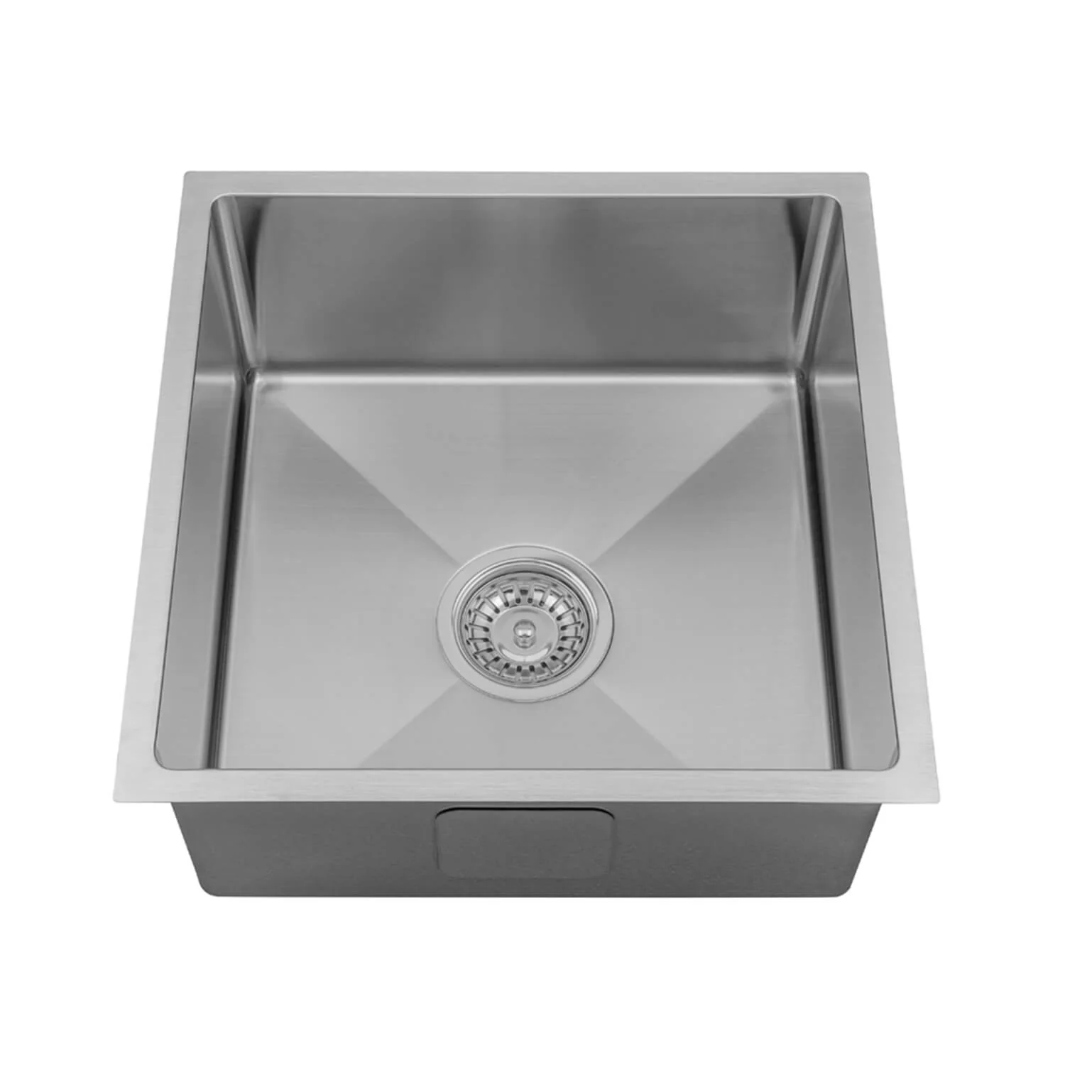 Roma Single Bowl Stainless Steel Sink 440x440x230mm - Image 2