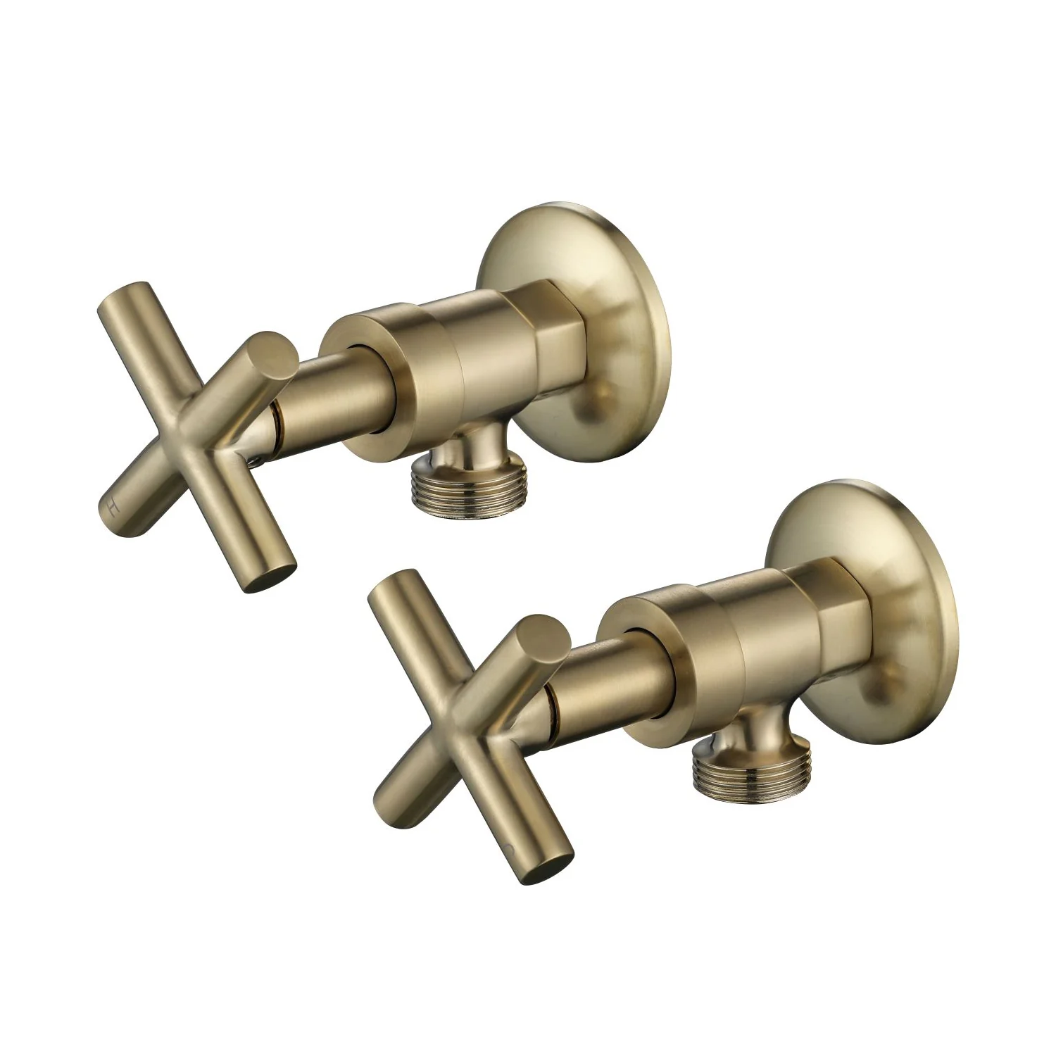 Ryker Cross Handle Washing Machine Stop Taps - Image 3