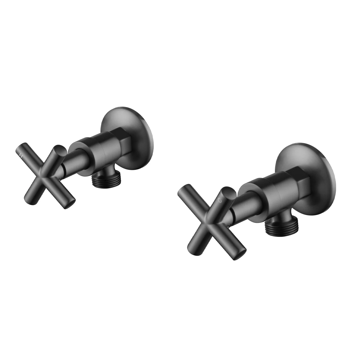 Ryker Cross Handle Washing Machine Stop Taps - Image 5