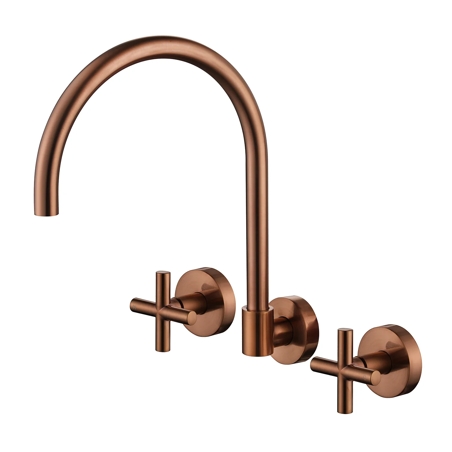 Ryker Cross Handle Wall Assembly Tap Set - Image 3