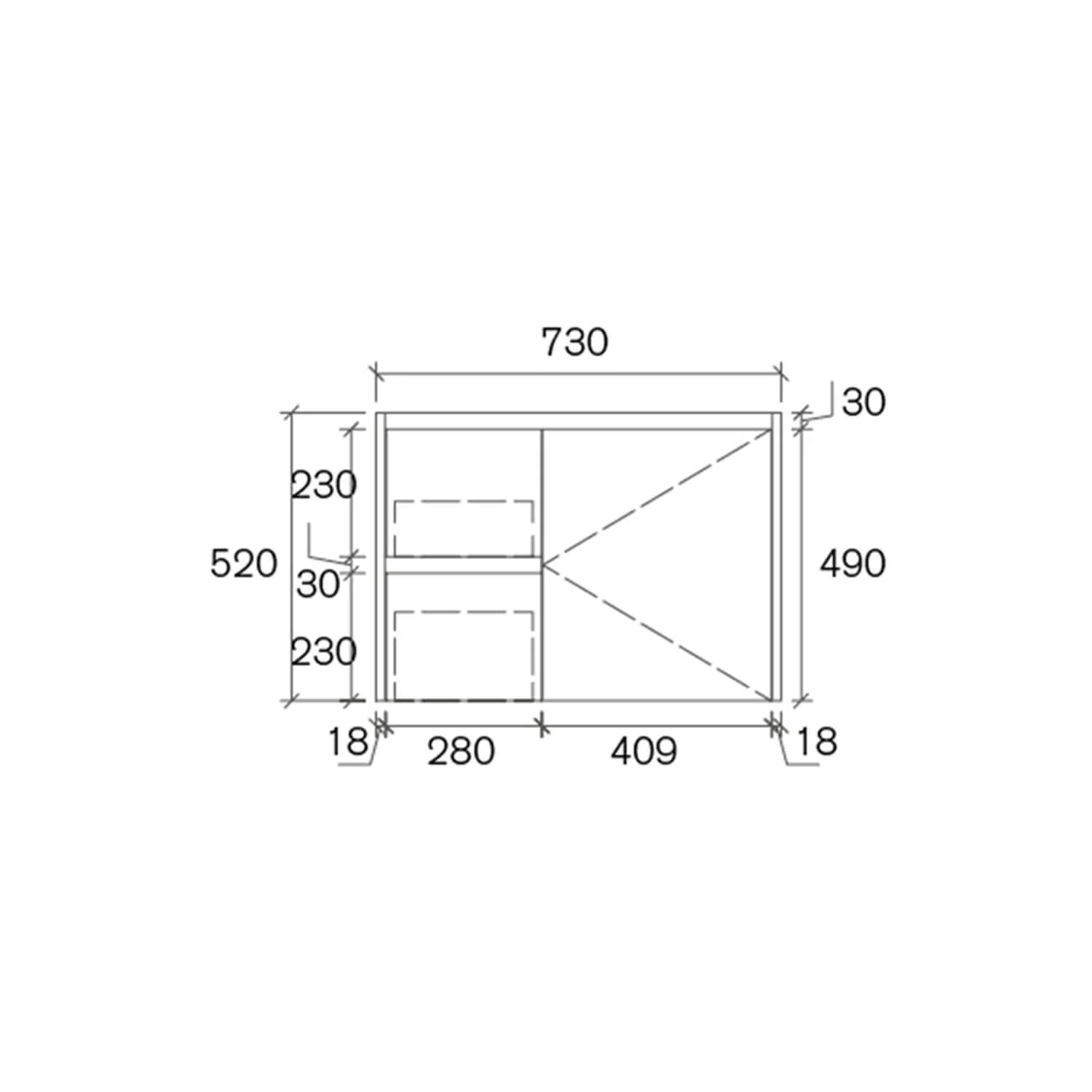 Sierra Slimline Soft-Close Wall Hung Vanity - Image 6