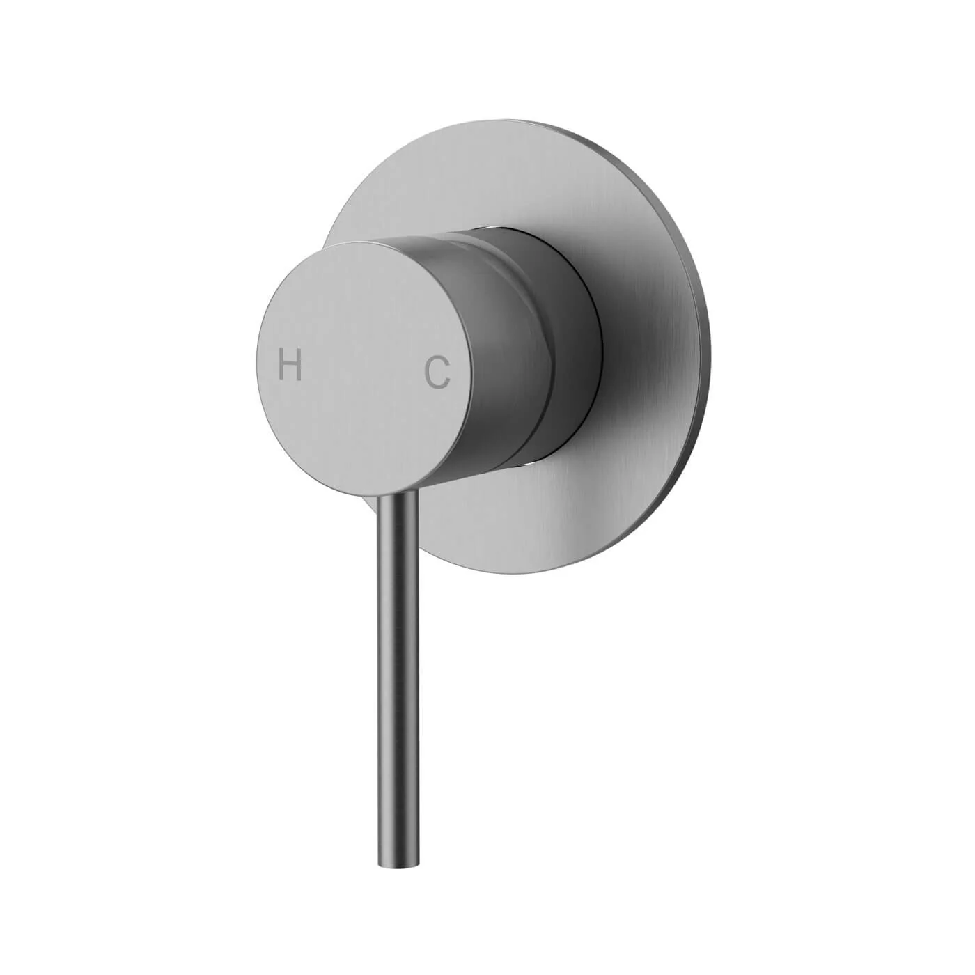 Slimline Stainless Steel Pin Lever Wall Mixer - Image 5