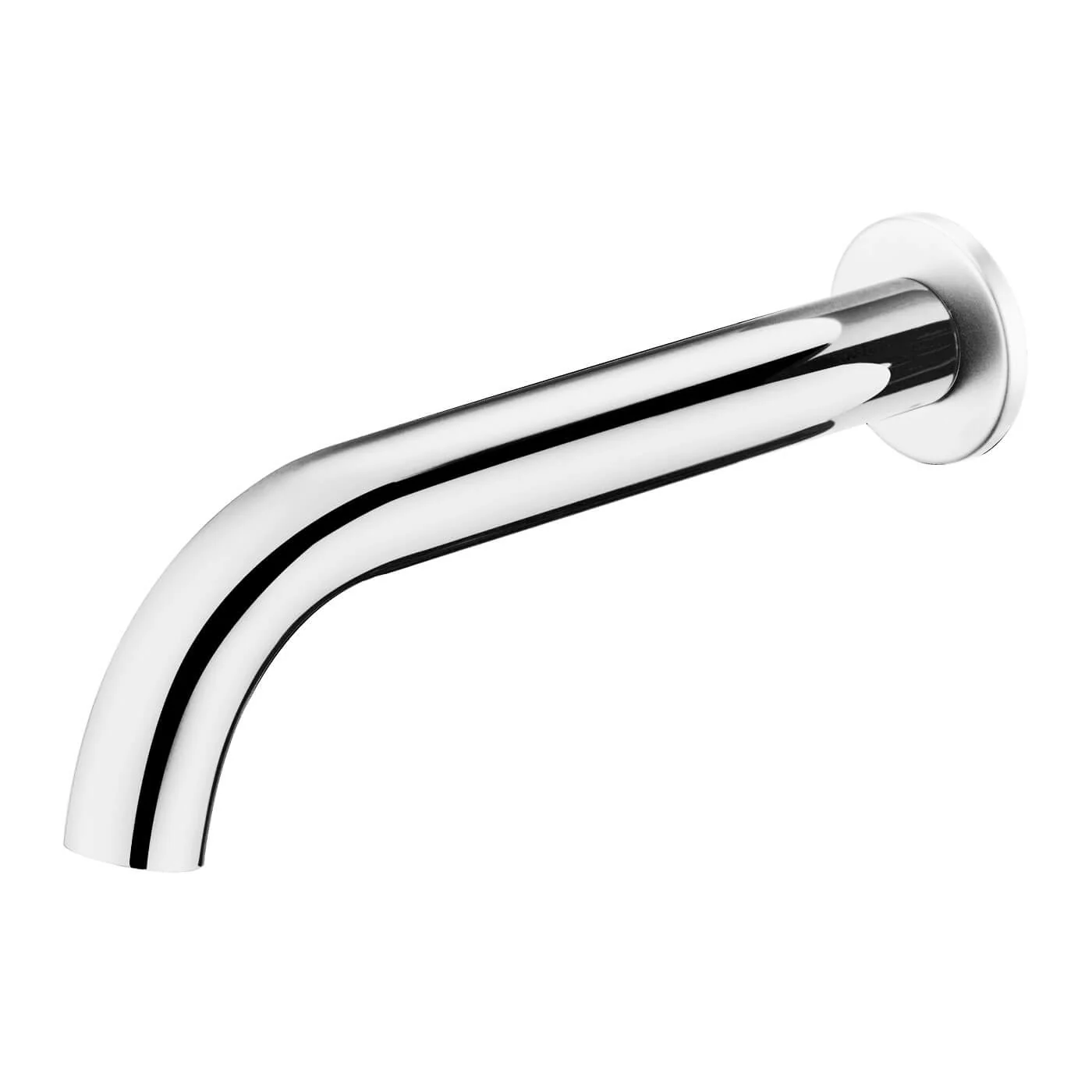 Slimline Stainless Steel Wall Spout 180mm - Image 2