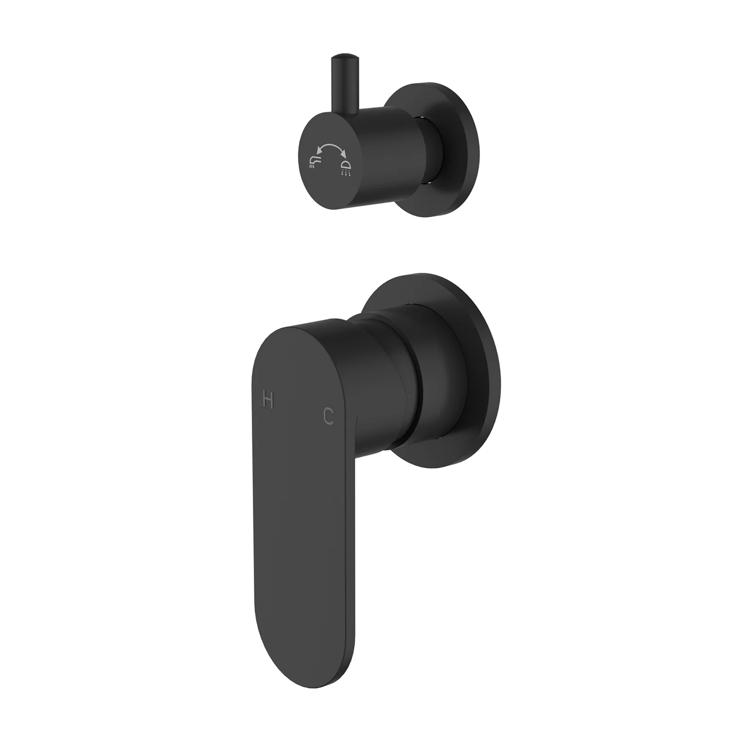 Sora Stainless Steel Diverter Wall Mixer - Image 5