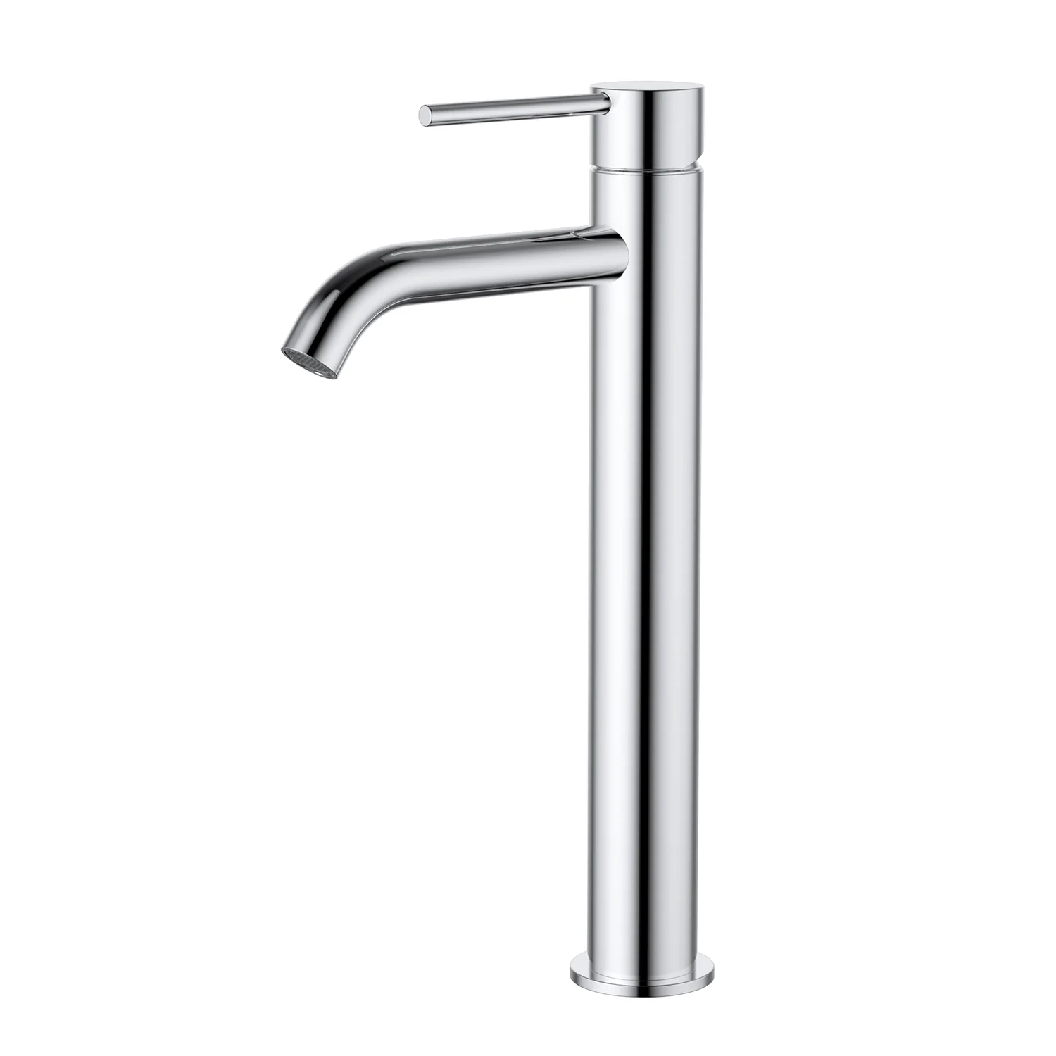 Star Tall Curved Spout Basin Mixer - Image 4