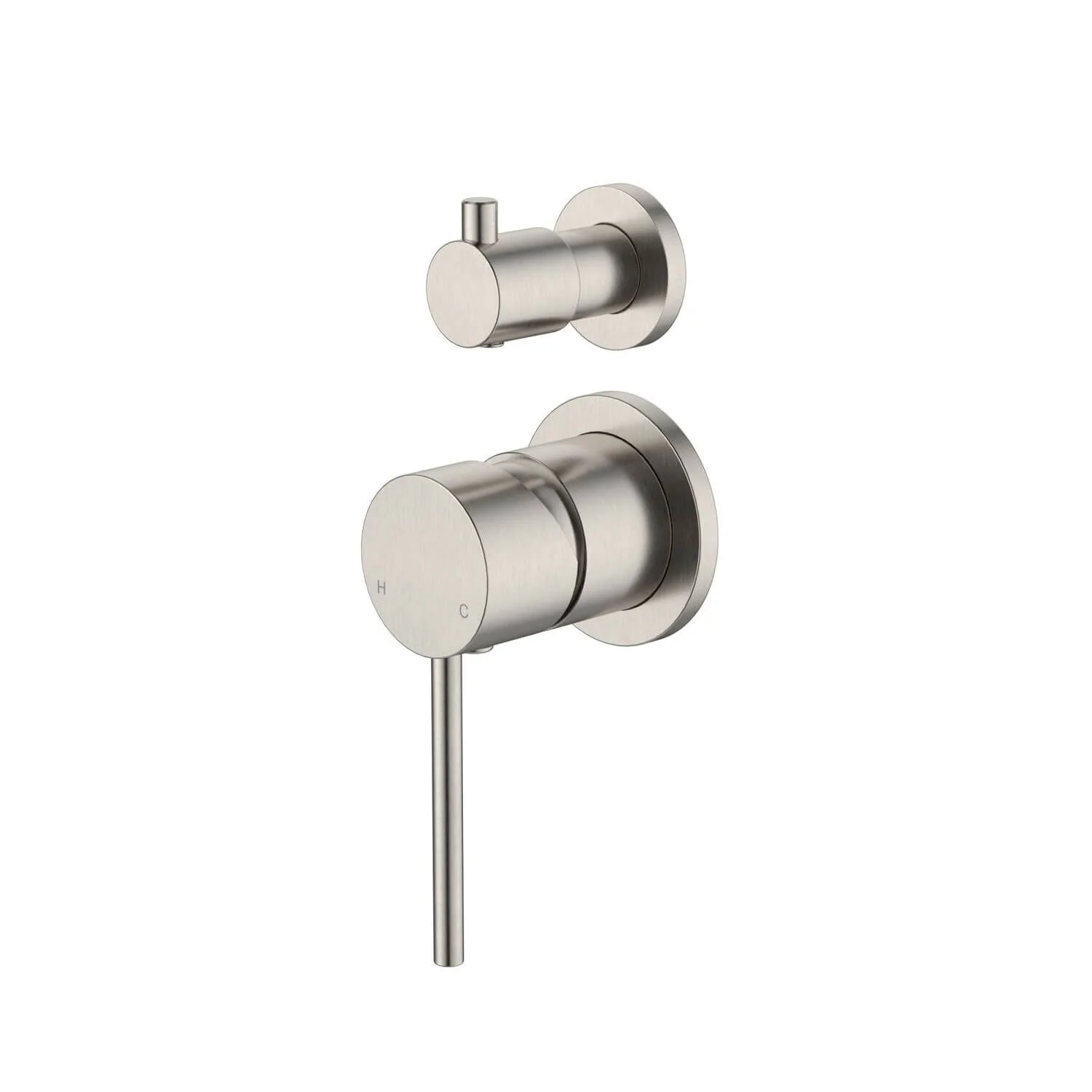 Star Pin Handle Diverter Wall Mixer Separate Backplate - Image 6