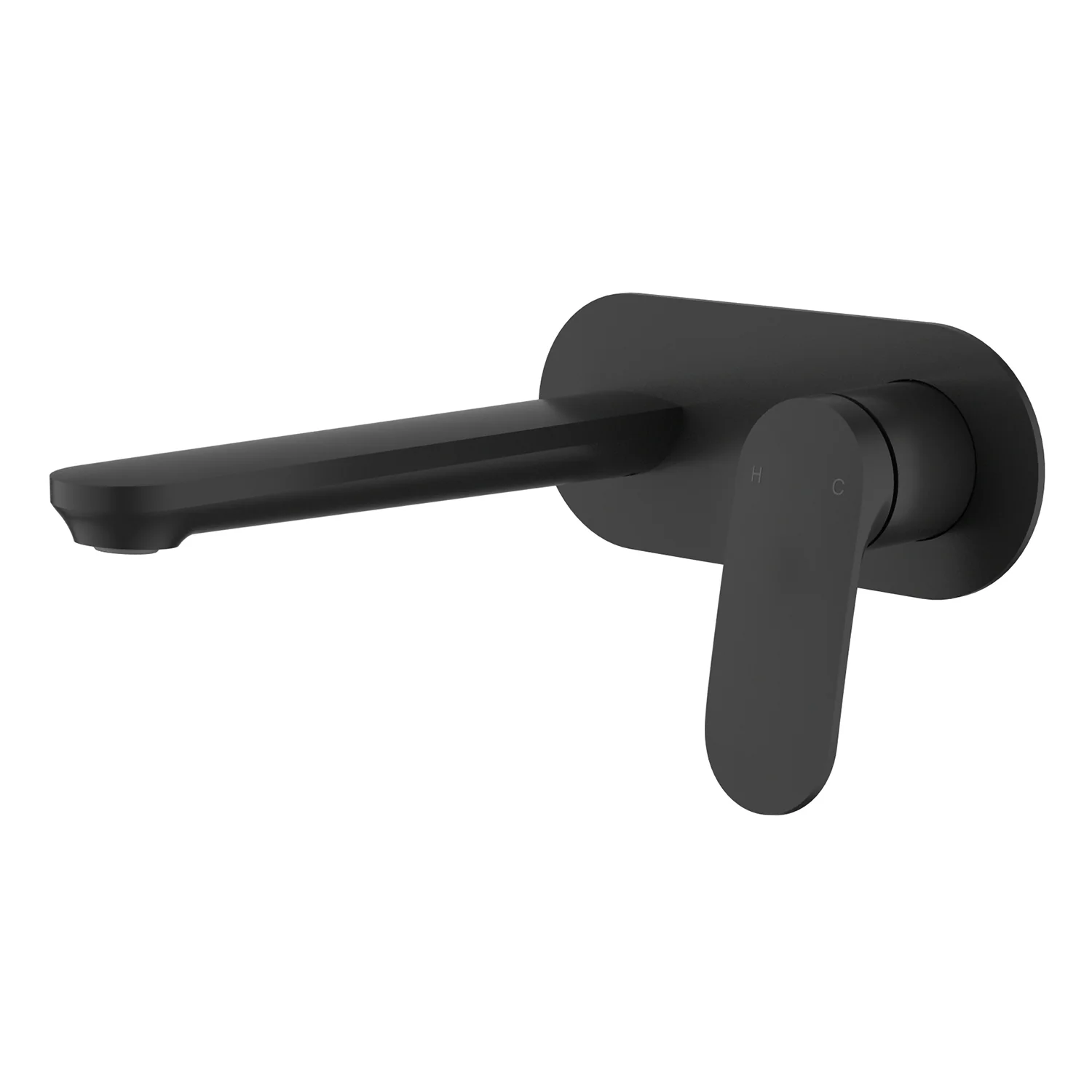 Sulu Brass Wall Mixer Set Single Backplate - Image 3
