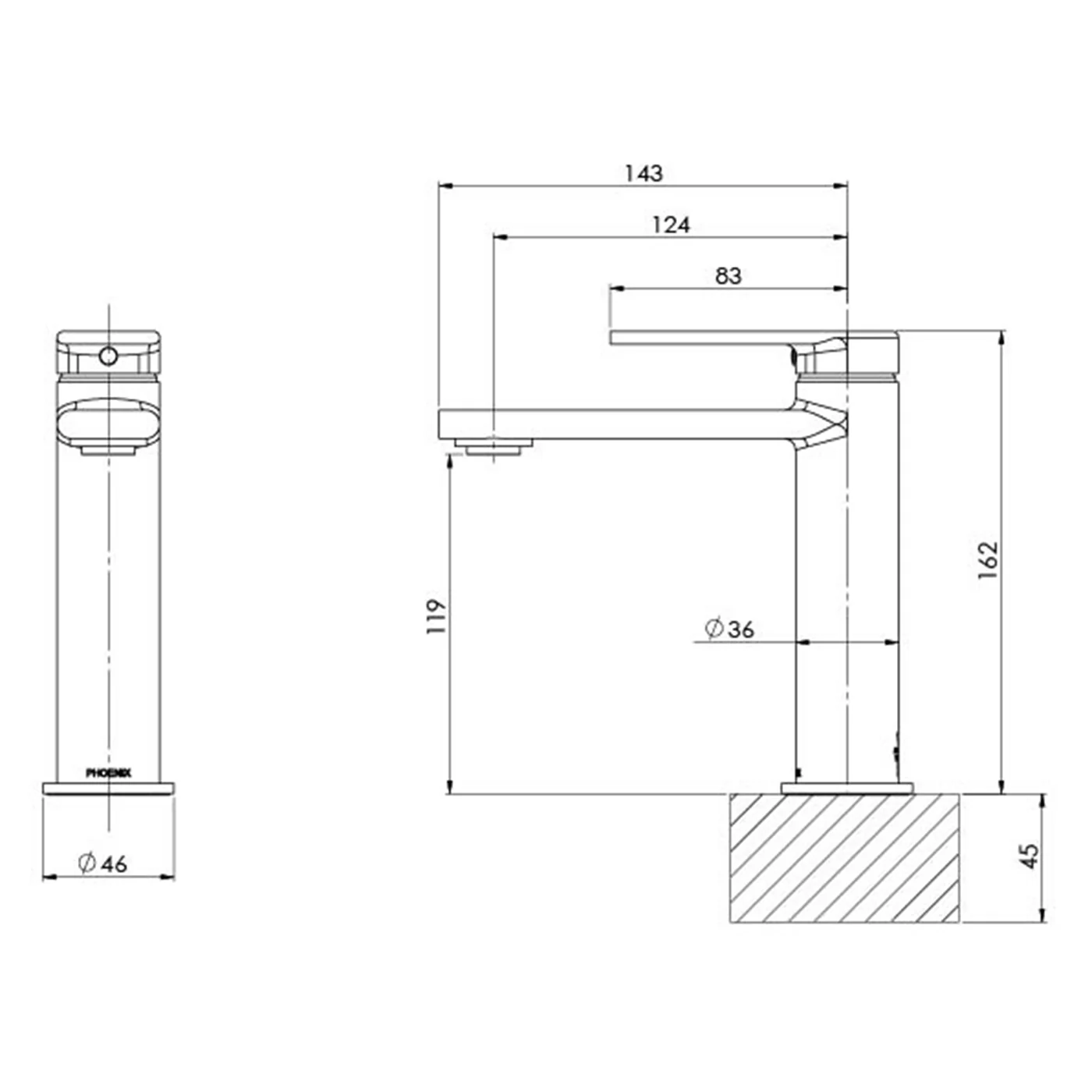 Teel Short Basin Mixer - Image 6