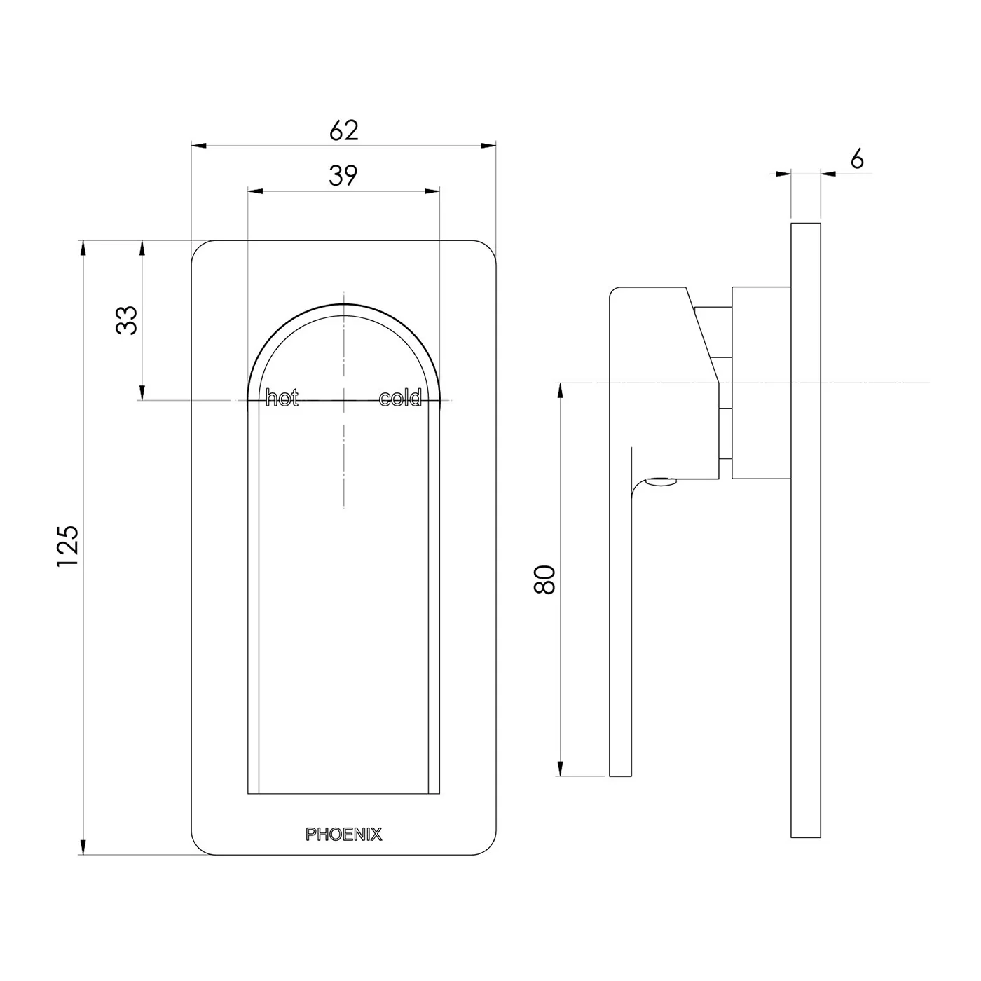 Teel SwitchMix Wall Mixer - Image 5