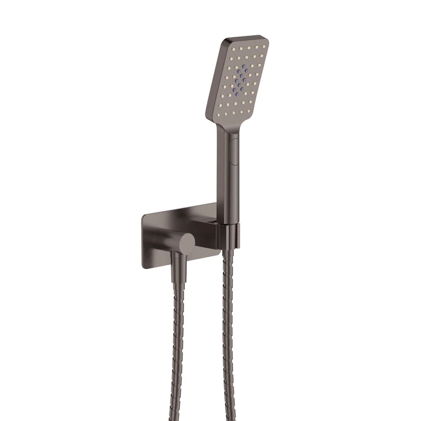Tono Square Shower Handset with Backplate - Image 2