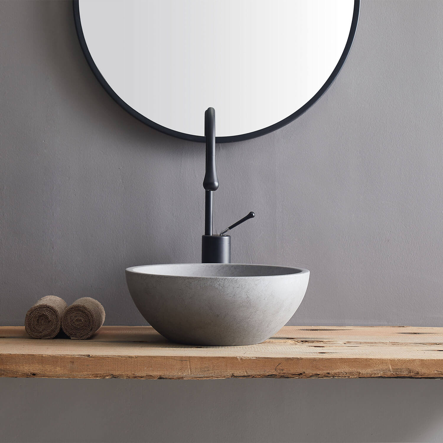 Trono Concrete Basin 360mm - Image 3