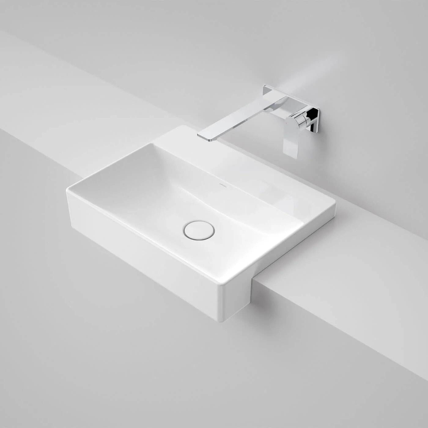 Urbane II Semi Recessed Basin 500x400mm