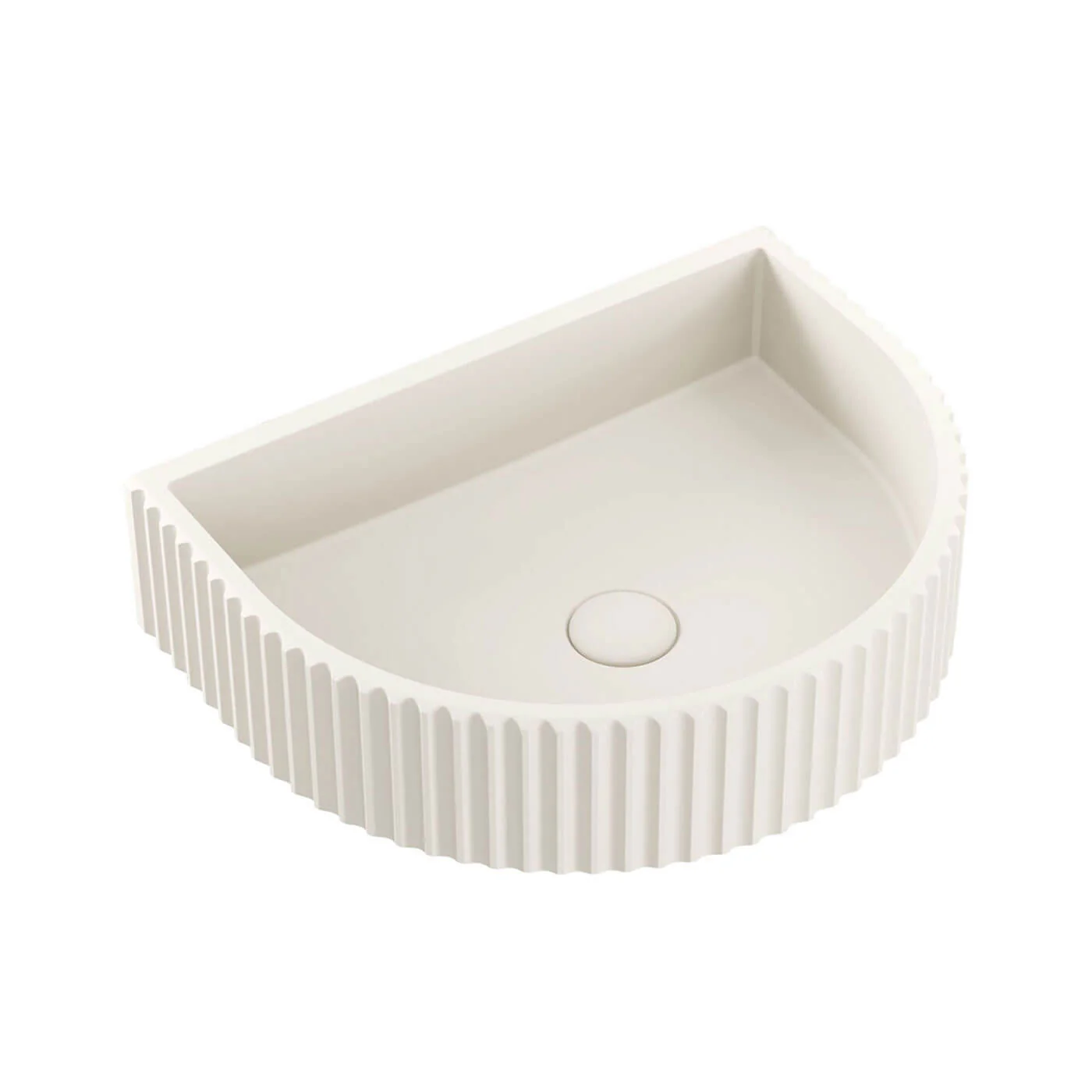 Valentina Concrete Arch Wall Hung Basin 465mm - Image 4