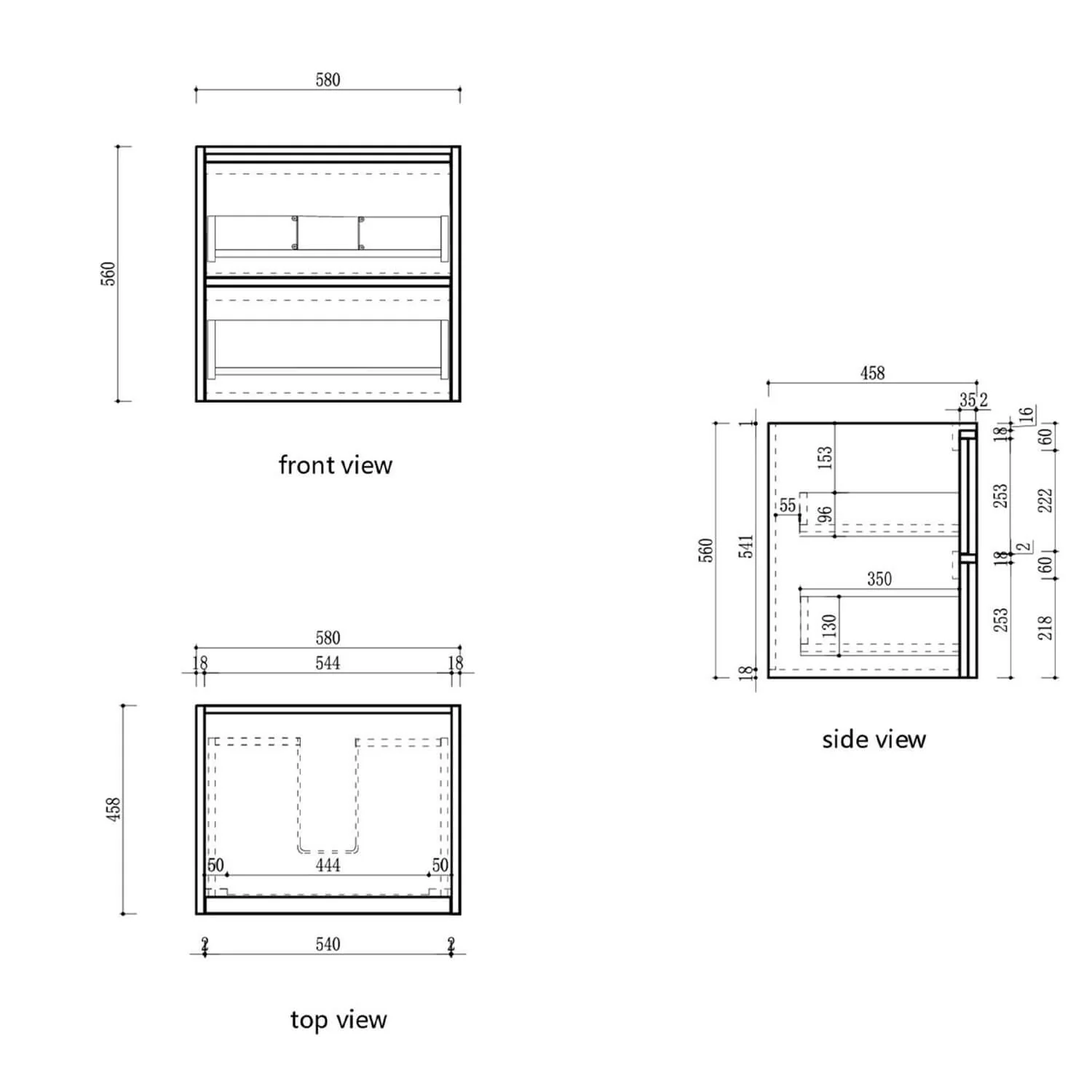 Venetta Framed Wall Hung Vanity - Image 9
