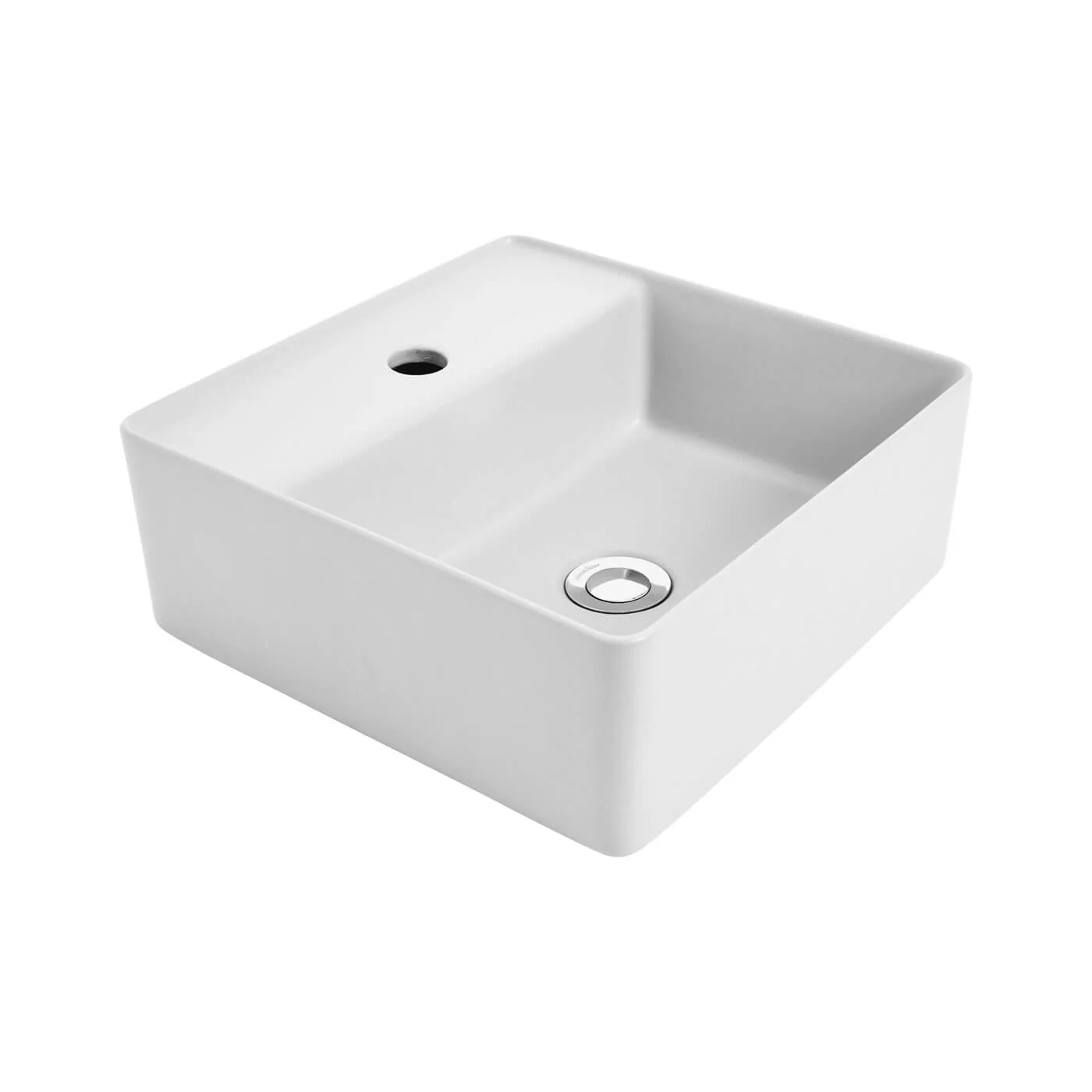 Venezia Square Above Counter Taphole Basin 350mm - Image 4