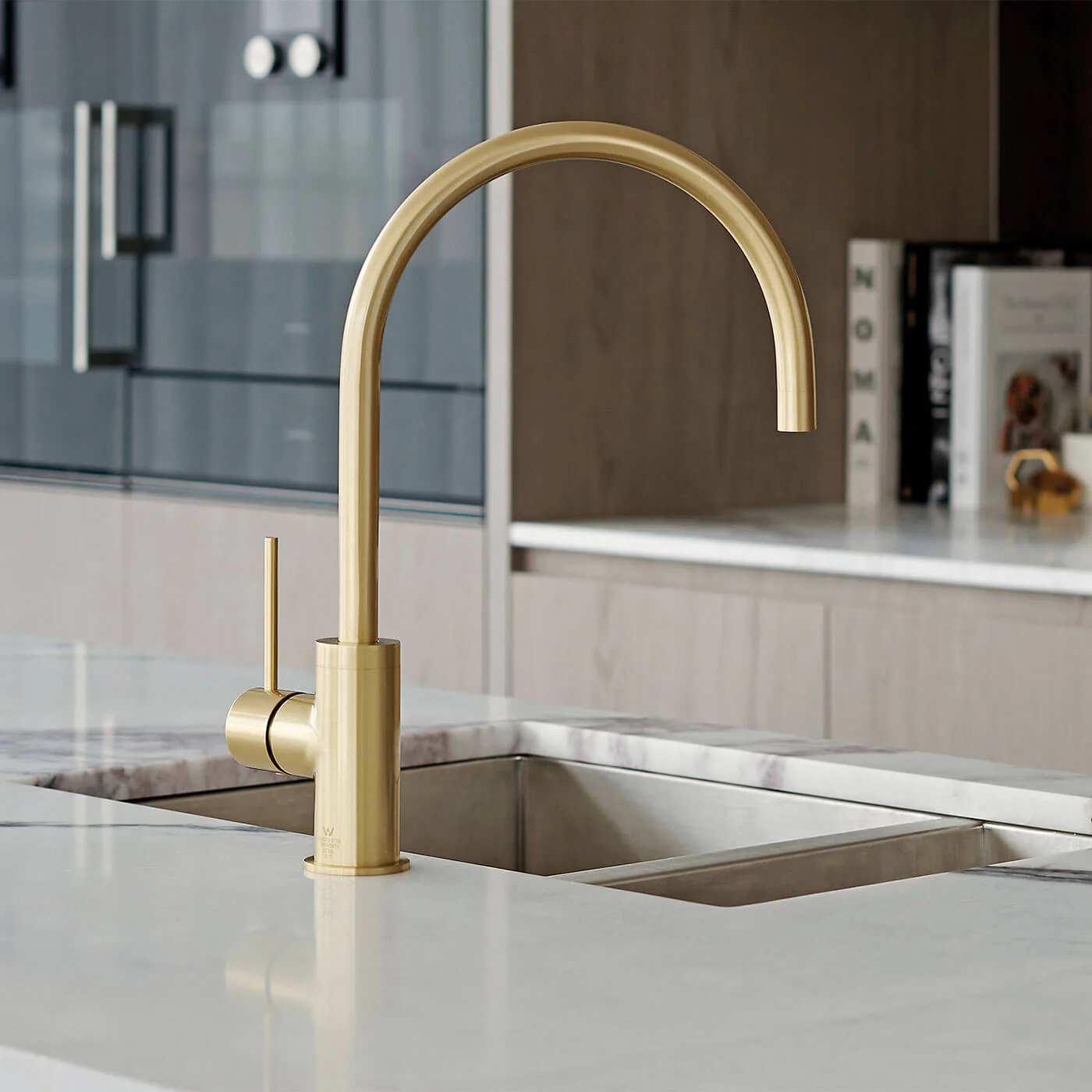 Vivid Slimline Gooseneck Sink Mixer - Image 6