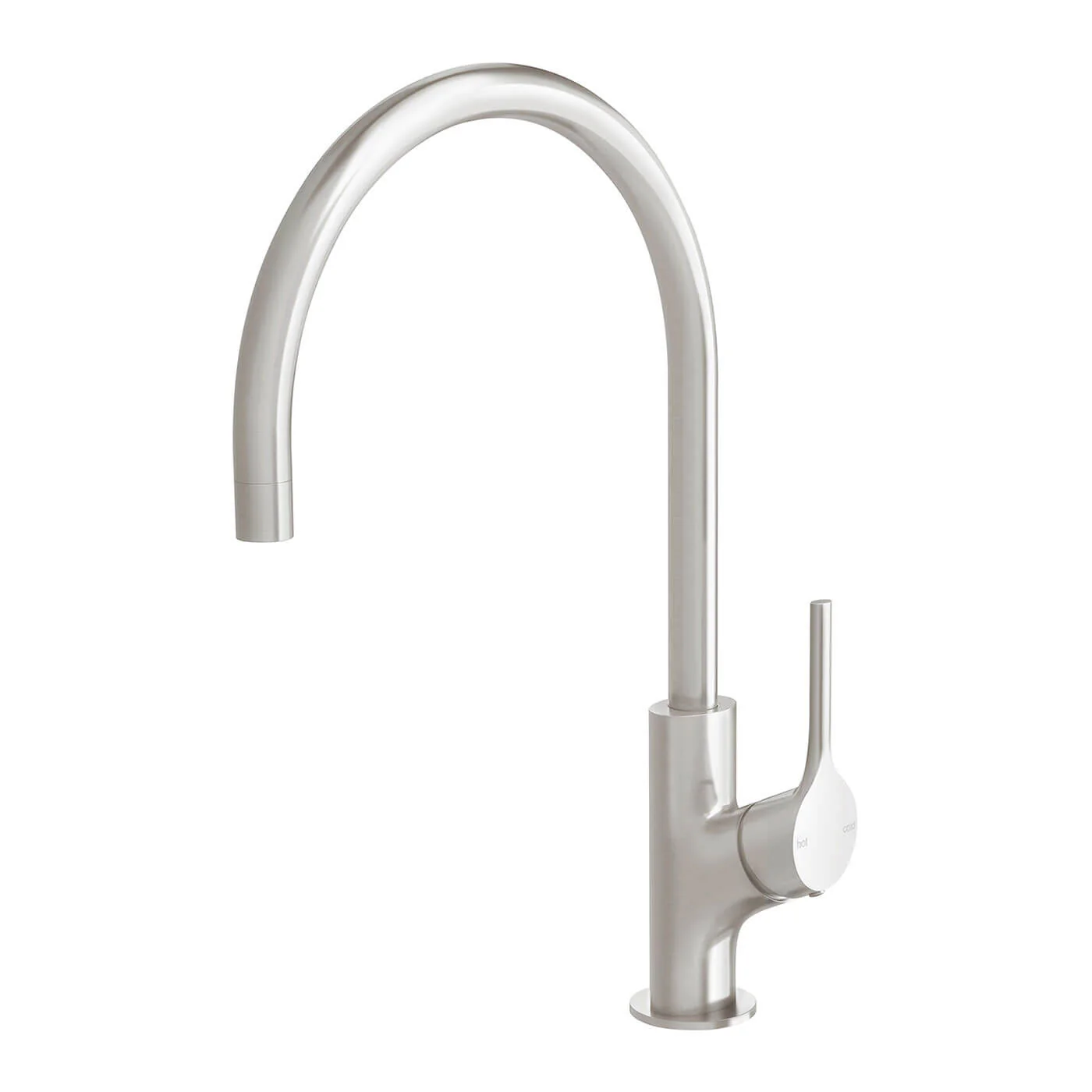 Vivid Slimline Oval Gooseneck Sink Mixer - Image 3