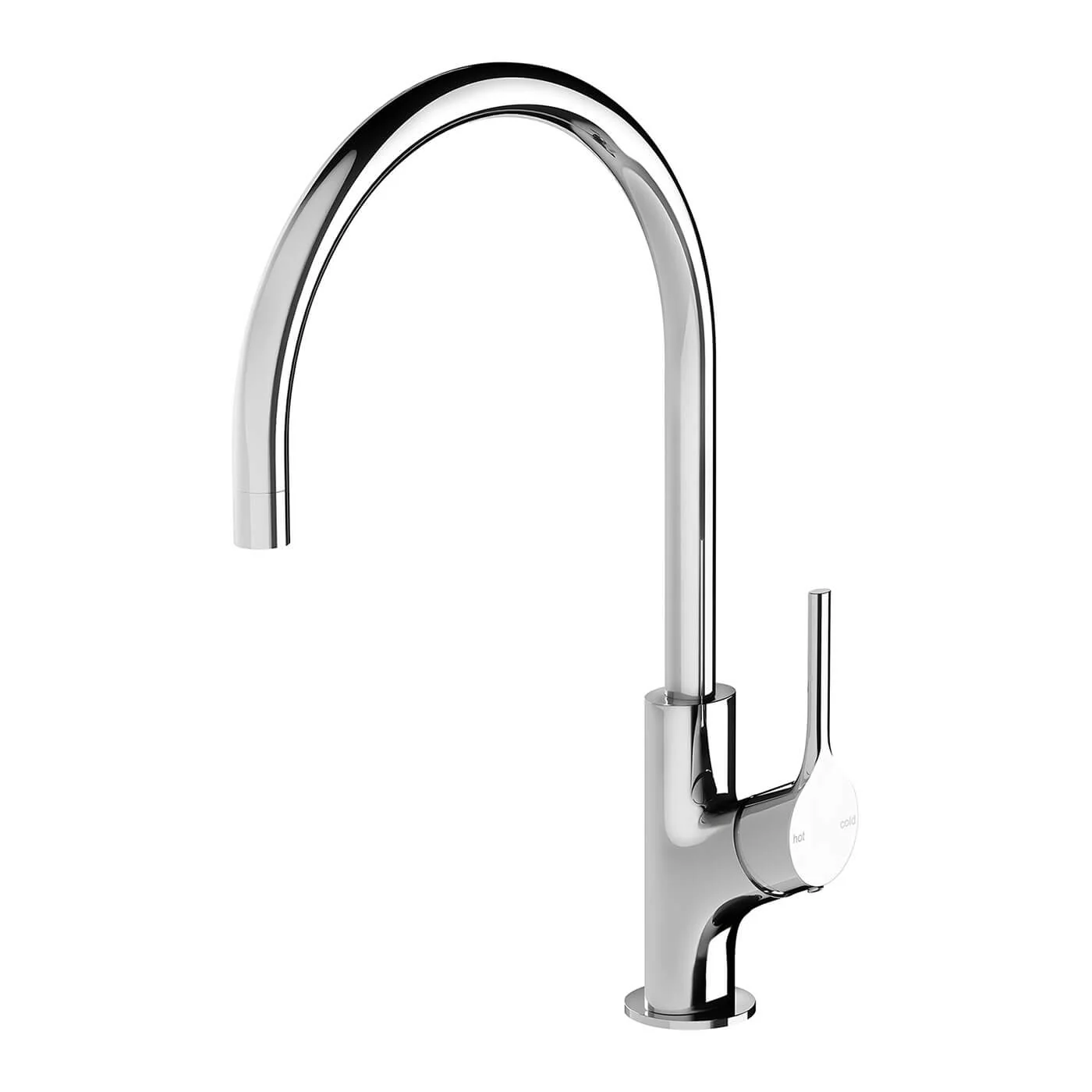 Vivid Slimline Oval Gooseneck Sink Mixer - Image 4