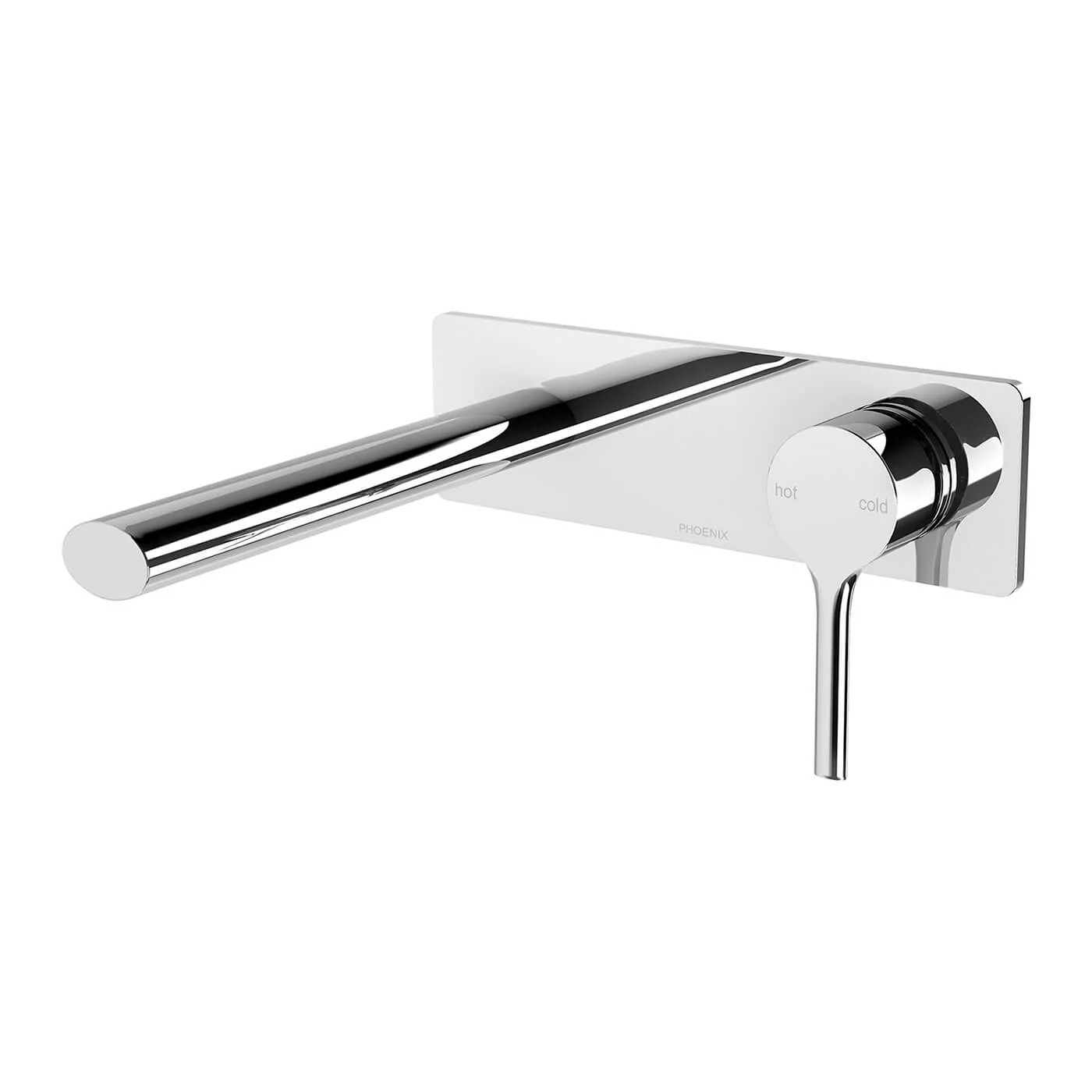 Vivid Slimline Oval Wall Mixer Set 175mm - Image 2