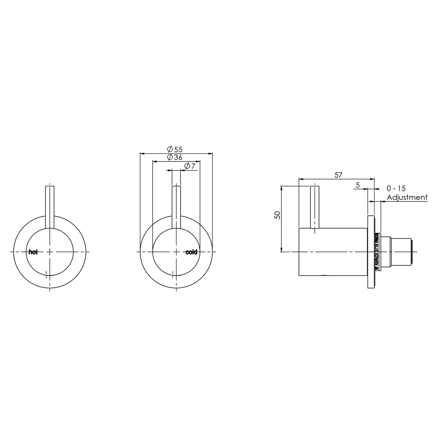 Vivid Slimline Wall Top Assemblies - Image 6