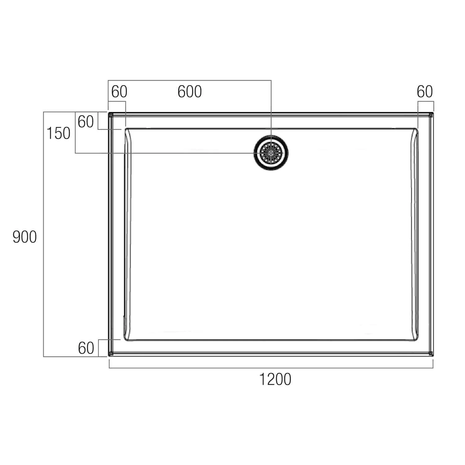 Vue Stonelite Shower Base - Image 3